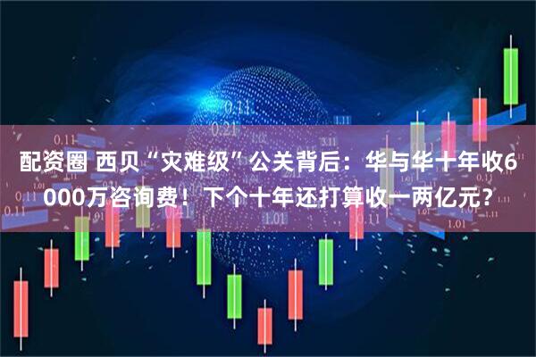 配资圈 西贝“灾难级”公关背后：华与华十年收6000万咨询费！下个十年还打算收一两亿元？